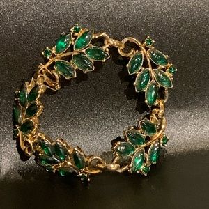 VINTAGE EMERALD GREEN BRACELET